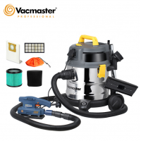 Vacmaster 1600W 20L Twin-Fan Bypass Motor Dual HEPA 13 Filtration electric wet dry industrial car vacuum cleaners, VK1620SWC